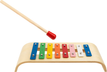 EcoToys Klankkleur | Crea alegría con sonido - Xilófono de madera colorido